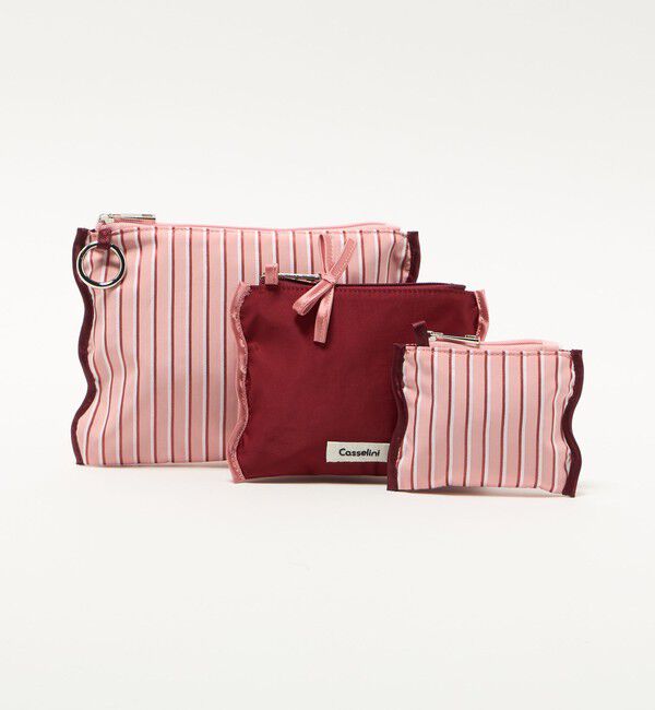 EMMEL REFINES「＜CASSELINI＞3セット ポーチ＜ Select by EMMEL REFINES ＞」|ポーチ|PINK