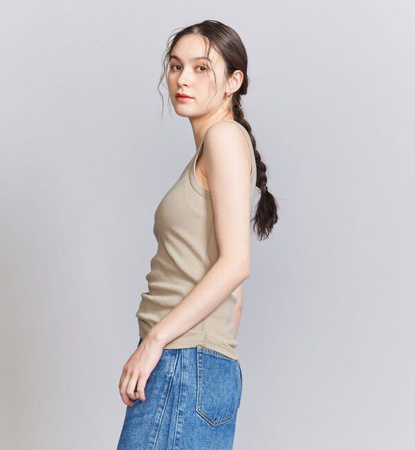 BEAUTY&YOUTH UNITED ARROWS「コットンブレンド テレコ タンクトップ」|タンクトップ|