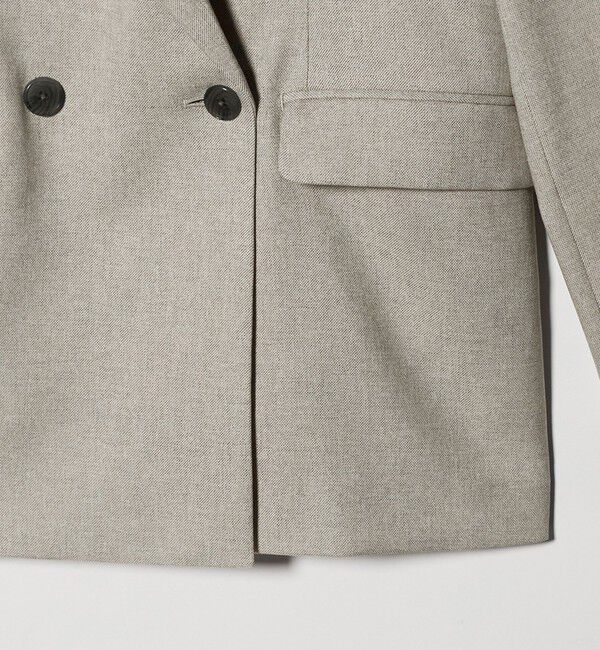 BEAUTY&YOUTH UNITED ARROWS「リネンライク ダブルジャケット」|テーラードジャケット|