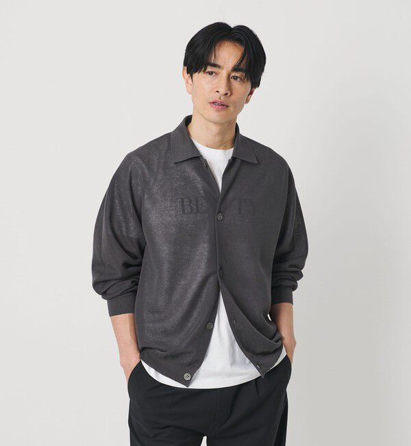 BEAUTY&YOUTH UNITED ARROWS「シアー ミラノ ポロジャケット ウォッシャブル」|カーディガン|