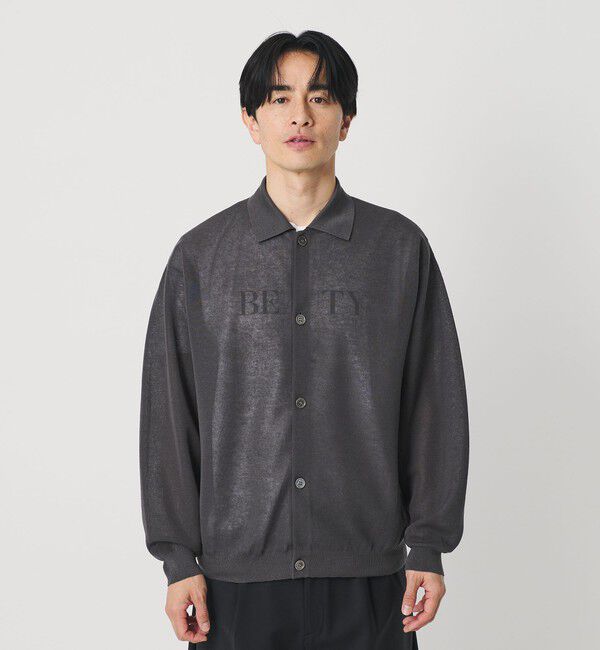 BEAUTY&YOUTH UNITED ARROWS「シアー ミラノ ポロジャケット ウォッシャブル」|カーディガン|