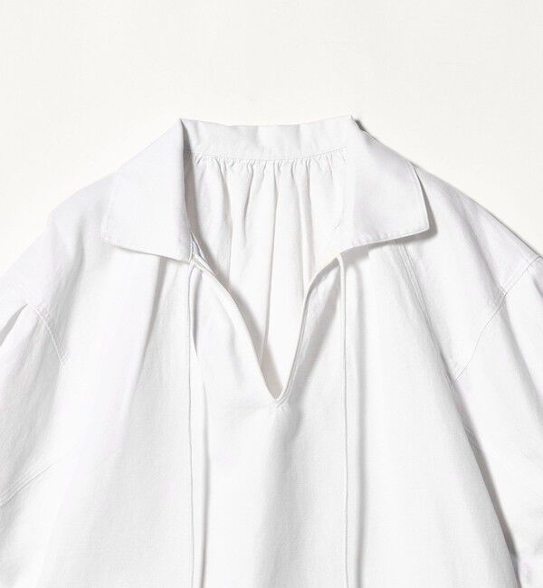 BEAUTY&YOUTH UNITED ARROWS「コットン麻 スキッパー チュニック ウォッシャブル」|チュニック|