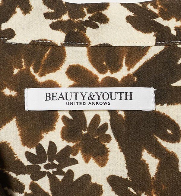 BEAUTY&YOUTH UNITED ARROWS「フラワープリント シャツ ウォッシャブル」|シャツ・ブラウス|