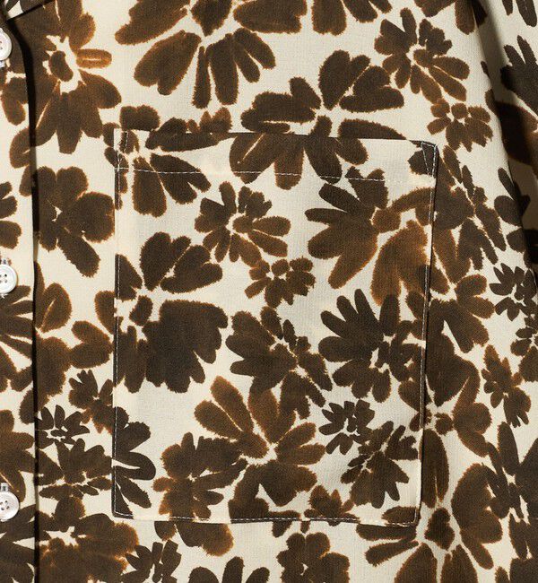 BEAUTY&YOUTH UNITED ARROWS「フラワープリント シャツ ウォッシャブル」|シャツ・ブラウス|