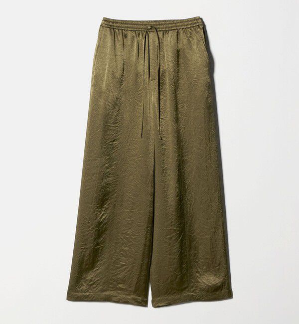 BEAUTY&YOUTH UNITED ARROWS「アセテートサテン ワイド イージーパンツ ウォッシャブル」|その他|