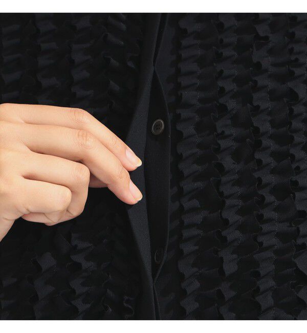 Demi-Luxe BEAMS 「ジョーゼット フリルブラウス＊」|シャツ・ブラウス|