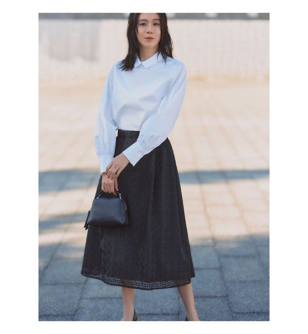 Demi-Luxe BEAMS 「グログラン カラー ブラウス」|シャツ・ブラウス|