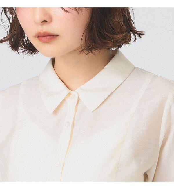 Ray BEAMS 「レース キリカエ フレア スリーブ シャツ」|シャツ・ブラウス|