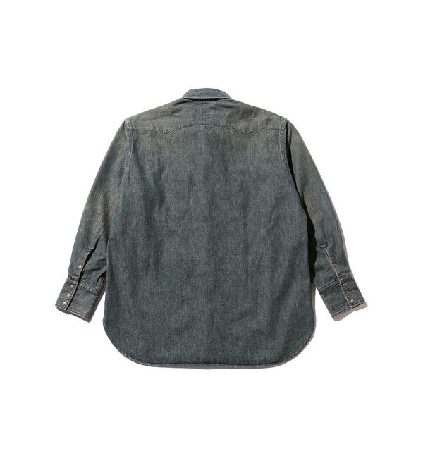 BEAMS PLUS「ダブルダイ デニム ウエスタン シャツ」|シャツ・ブラウス|