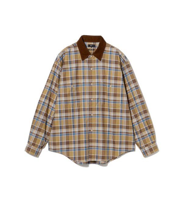 BEAMS「チェック ワークシャツ」|シャツ・ブラウス|