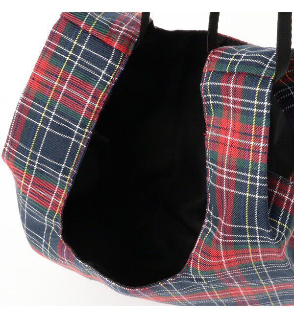 BEAMS「チェック ショッパー S」|ポーチ|