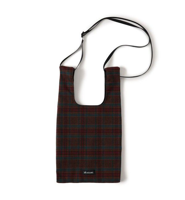 BEAMS「チェック ショッパー S」|ポーチ|