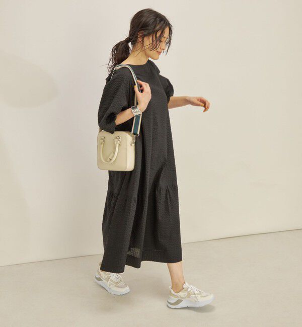 SHIPS for women「〈手洗い可能〉 バックリボン 切替 ワンピース」|ワンピース|