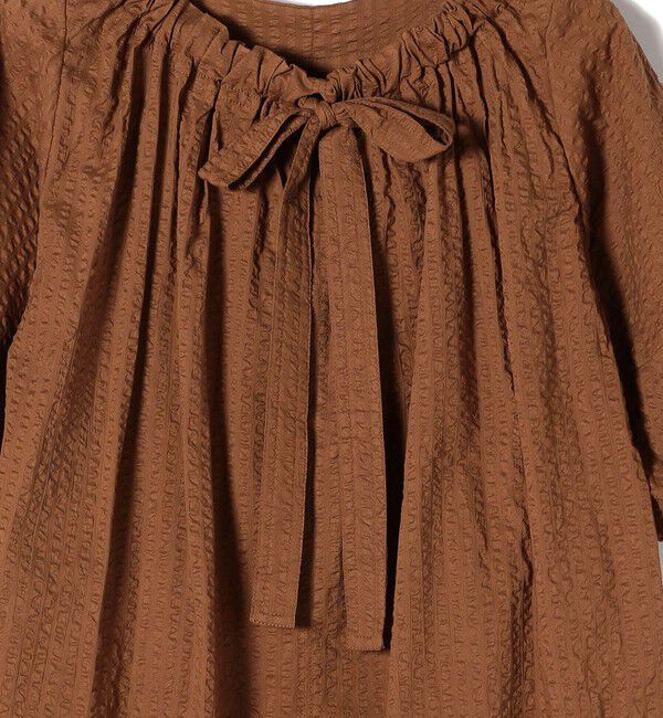 SHIPS for women「〈手洗い可能〉 バックリボン 切替 ワンピース」|ワンピース|