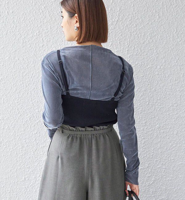 SHIPS for women「【SHIPS別注】ANNUAL:ニット ビスチェ ◇」|ニット・セーター|