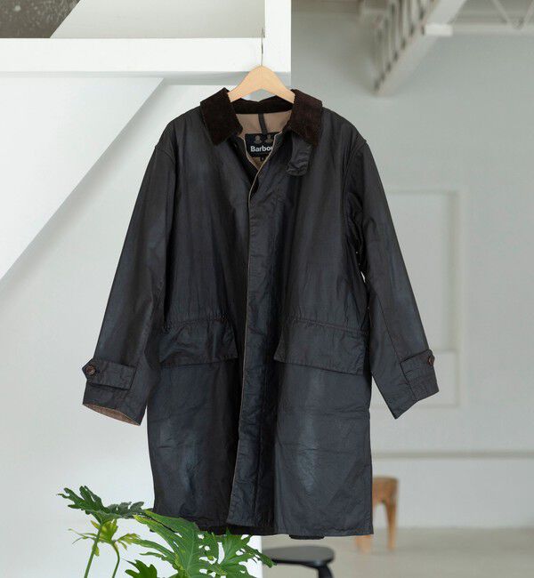 SHIPS「【SHIPS別注】Barbour: 3/4 COAT 4oz WAX COTTON」|ステンカラーコート|