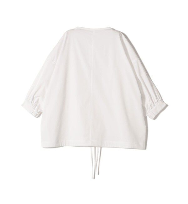 SHIPS for women「〈手洗い可能〉裾 ドロスト メタル ボタン ブラウス」|シャツ・ブラウス|