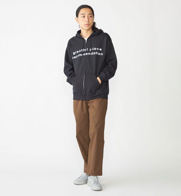 SHIPS「【SHIPS別注】THE DAY ON THE BEACH: プリント ジップ パーカー」|パーカー|