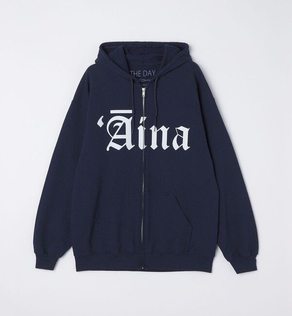 SHIPS「【SHIPS別注】THE DAY ON THE BEACH: プリント ジップ パーカー」|パーカー|