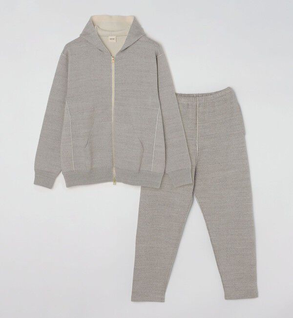 SHIPS Days「【SHIPS別注】UNDYED SALLY FOX: ダブルフェイス ジャージー ニットパーカー」|パーカー|