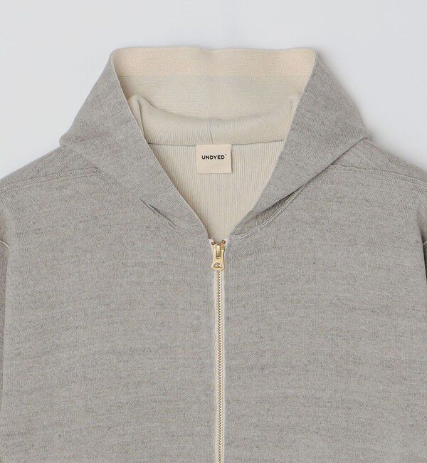 SHIPS Days「【SHIPS別注】UNDYED SALLY FOX: ダブルフェイス ジャージー ニットパーカー」|パーカー|