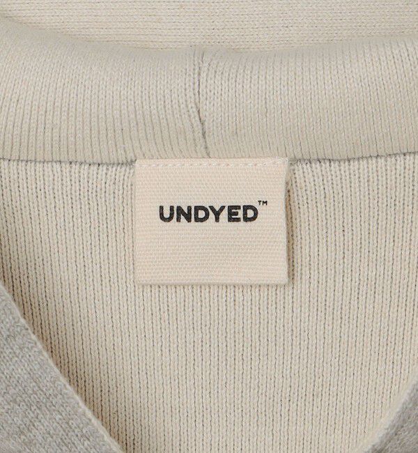 SHIPS Days「【SHIPS別注】UNDYED SALLY FOX: ダブルフェイス ジャージー ニットパーカー」|パーカー|
