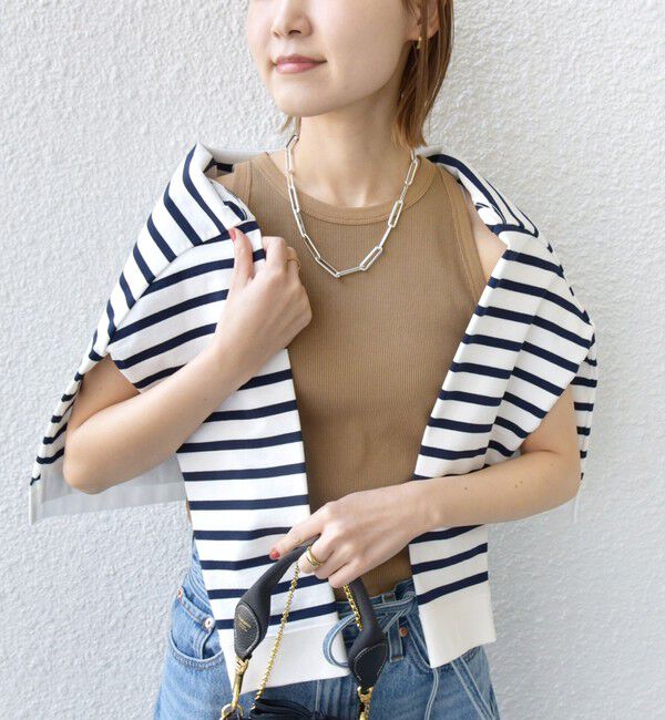 SHIPS for women「アメリカン スリーブ リブ タンクトップ」|タンクトップ|