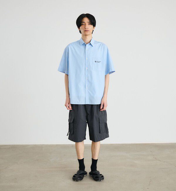 SHIPS「City Ambient Products: レギュラーカラー ブロード オーバー シャツ (半袖)」|シャツ・ブラウス|