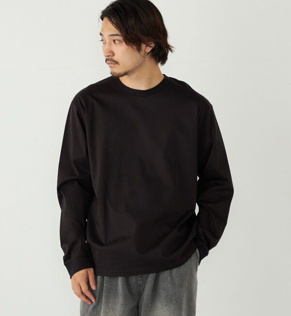 SHIPS Colors 「SHIPS Colors:シルケット コットン クルーネック ロンT」|Tシャツ・カットソー|