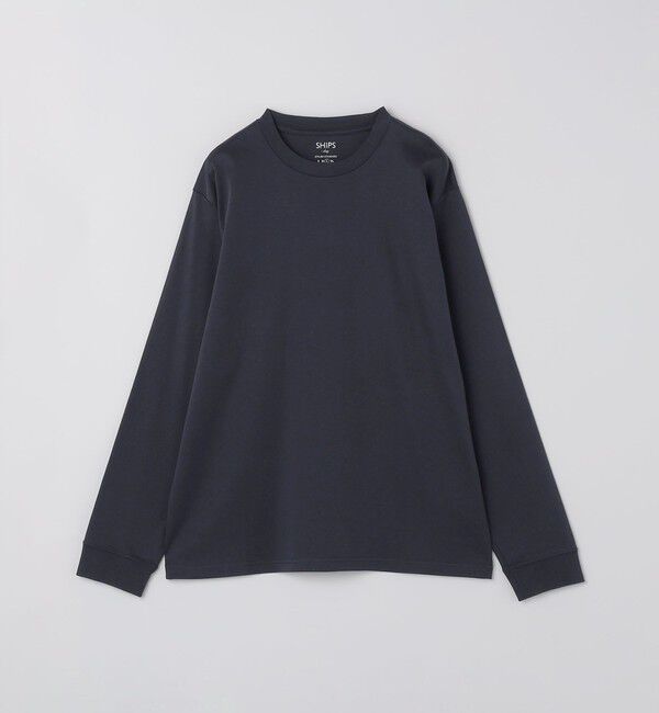 SHIPS Colors 「SHIPS Colors:シルケット コットン クルーネック ロンT」|Tシャツ・カットソー|