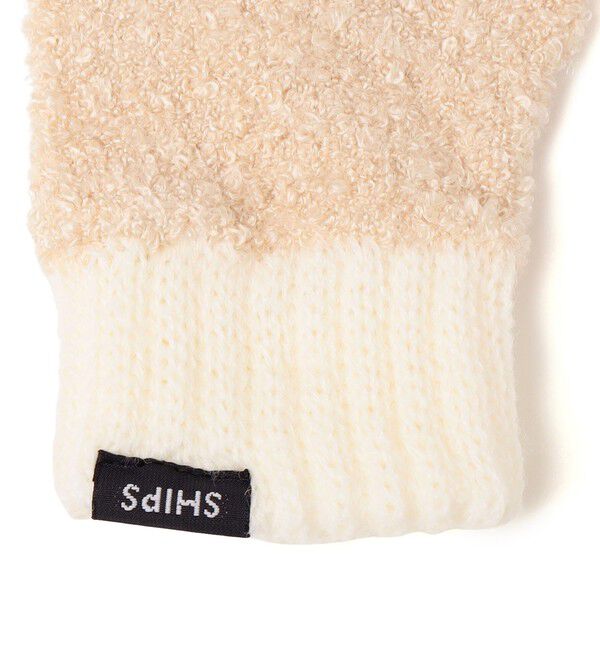 SHIPS KIDS「SHIPS KIDS:ベビーふわもこ ミトン 手袋」|手袋|