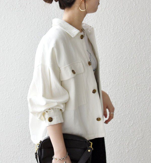 SHIPS any「SHIPS any:〈洗濯機可能〉カルゼ ショート ワーク ジャケット」|その他|