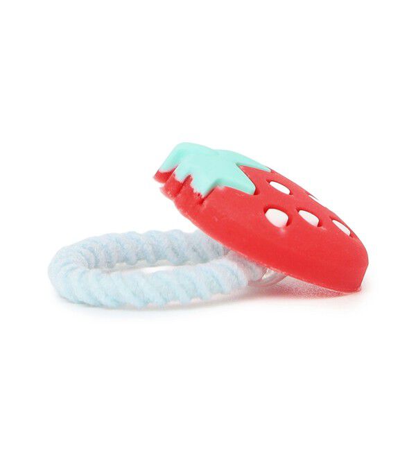 SHIPS KIDS「SHIPS KIDS: ミニ フルーツ ヘアゴム 2個セット」|ヘアゴム・シュシュ|