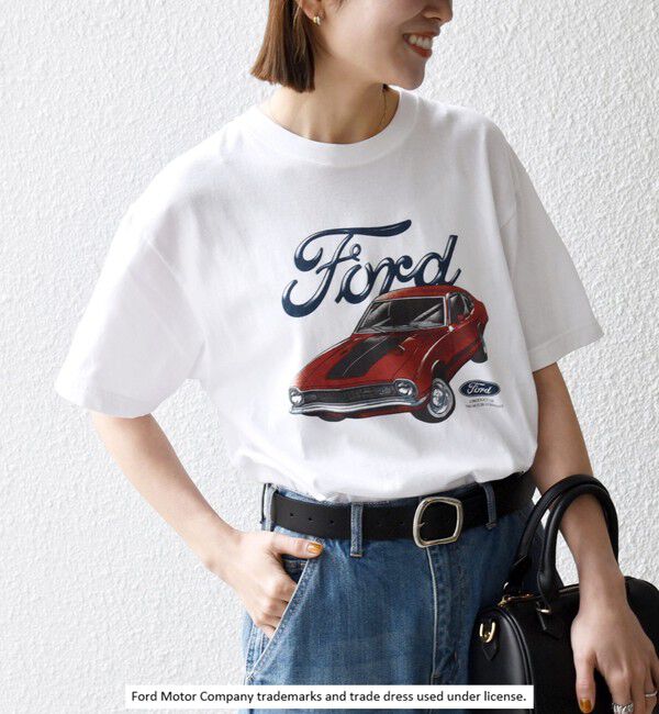SHIPS any「《予約》GOOD ROCK SPEED:〈洗濯機可能〉Ford CAR ロゴ プリント TEE」|Tシャツ・カットソー|