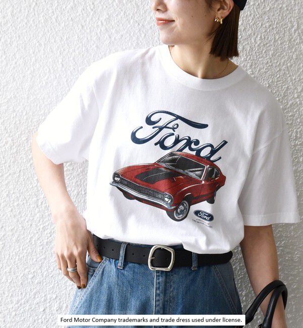 SHIPS any「《予約》GOOD ROCK SPEED:〈洗濯機可能〉Ford CAR ロゴ プリント TEE」|Tシャツ・カットソー|