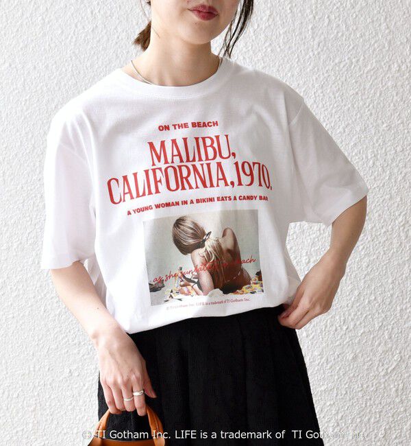 SHIPS any「《予約》【SHIPS any別注】GOOD ROCK SPEED:〈洗濯機可能〉LPC ロゴ プリント TEE」|Tシャツ・カットソー|