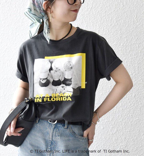 SHIPS any「《予約》【SHIPS any別注】GOOD ROCK SPEED:〈洗濯機可能〉LPC ロゴ プリント TEE」|Tシャツ・カットソー|