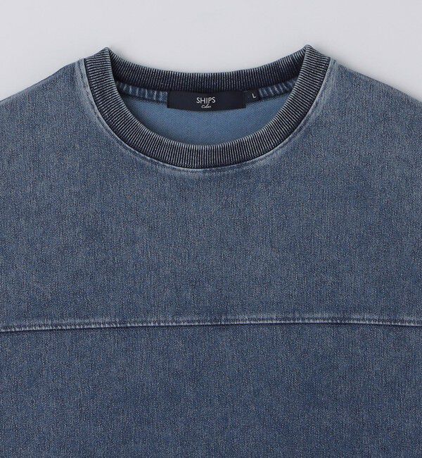 SHIPS Colors 「《予約》SHIPS Colors:カット デニム Tシャツ◆」|Tシャツ・カットソー|