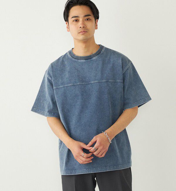 SHIPS Colors 「《予約》SHIPS Colors:カット デニム Tシャツ◆」|Tシャツ・カットソー|