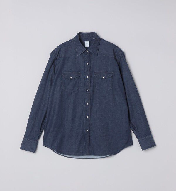 SHIPS「SHIPS:〈FUNCTION〉ウォッシュド デニム ウエスタン シャツ」|シャツ・ブラウス|