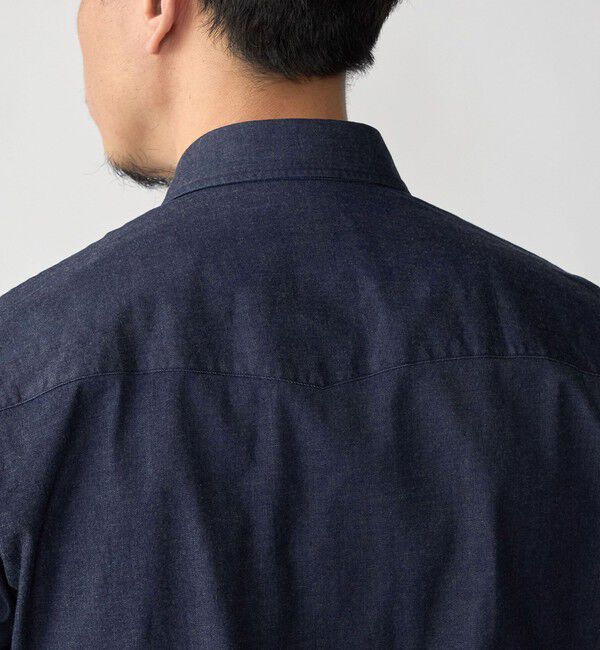 SHIPS「SHIPS:〈FUNCTION〉ウォッシュド デニム ウエスタン シャツ」|シャツ・ブラウス|