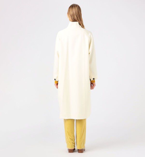 CABaN「ウールギャバジン スタンドカラーコート」|ステンカラーコート|