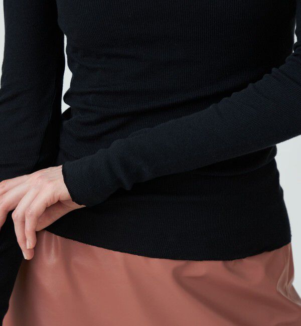 Ballsey「コットンシルクリブ タートルネックプルオーバー」|Tシャツ・カットソー|