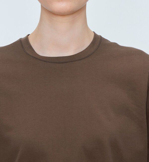 TOMORROWLAND collection「スーピマコットンジャージー クルーネックプルオーバー」|Tシャツ・カットソー|