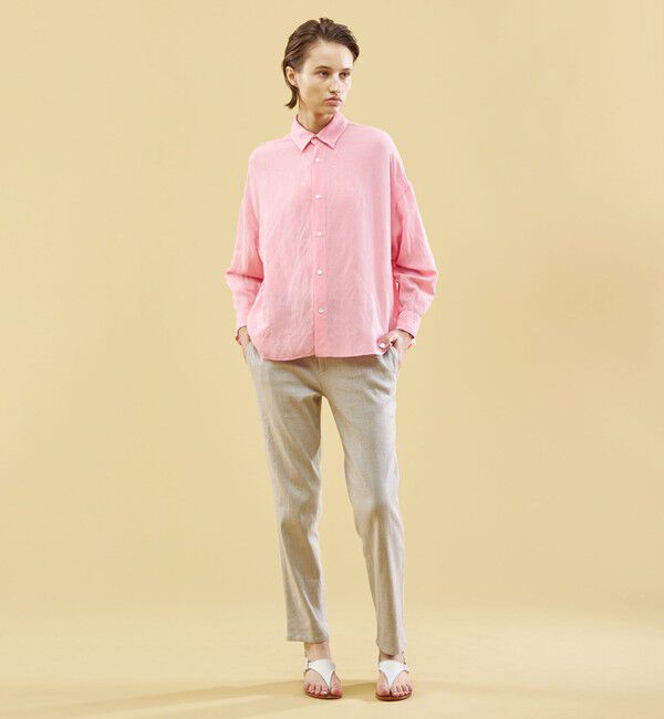 GALERIE VIE「コットンリネンストレッチ テーパードパンツ」|その他|