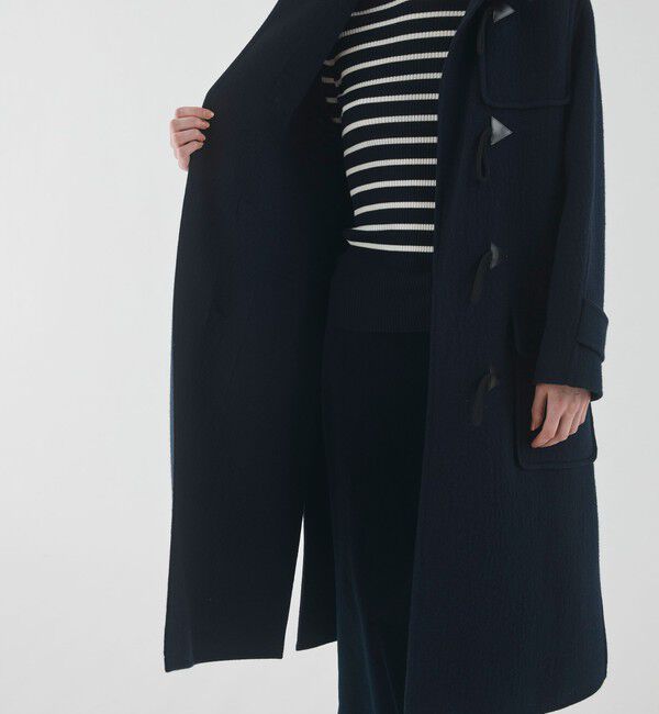 GALERIE VIE「ランダムウールダッフルコート」|ダッフルコート|