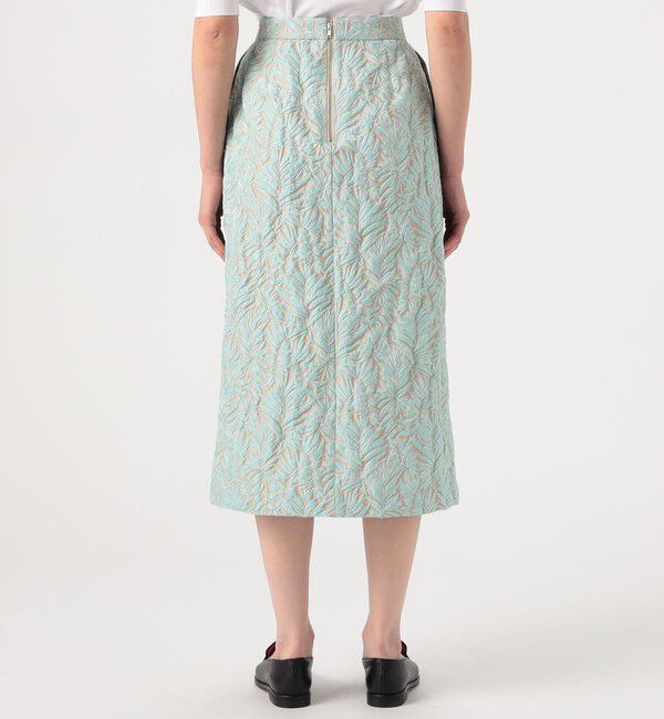 CABaN「リーフジャカード ミディスカート」|スカート|