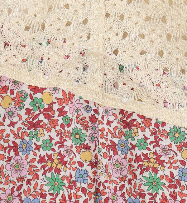 BACCA「リバティプリントレース キャミソールワンピース」|ワンピース|