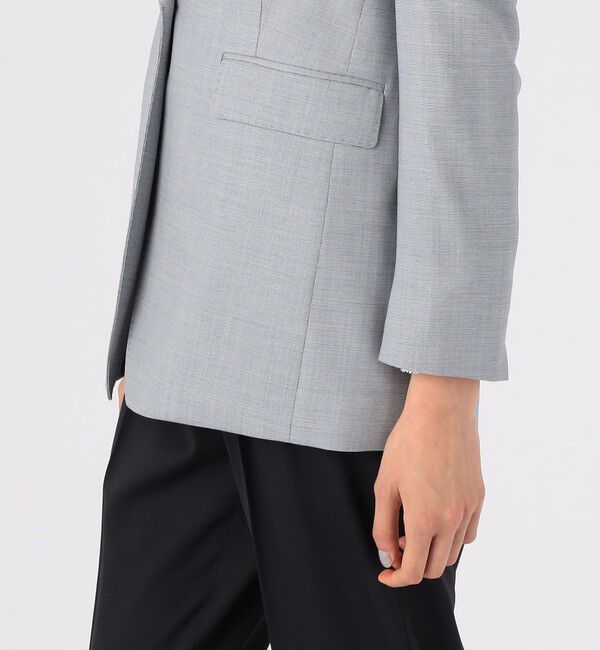 TOMORROWLAND collection「シャイニーピンポイント シングル1Bジャケット」|テーラードジャケット|