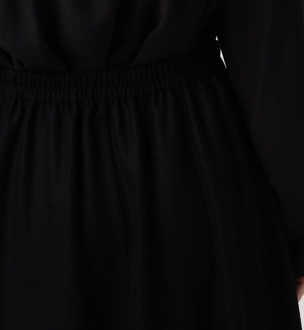 DES PRES「ニットコンビネーション ギャザーフレアスカート」|フレア|